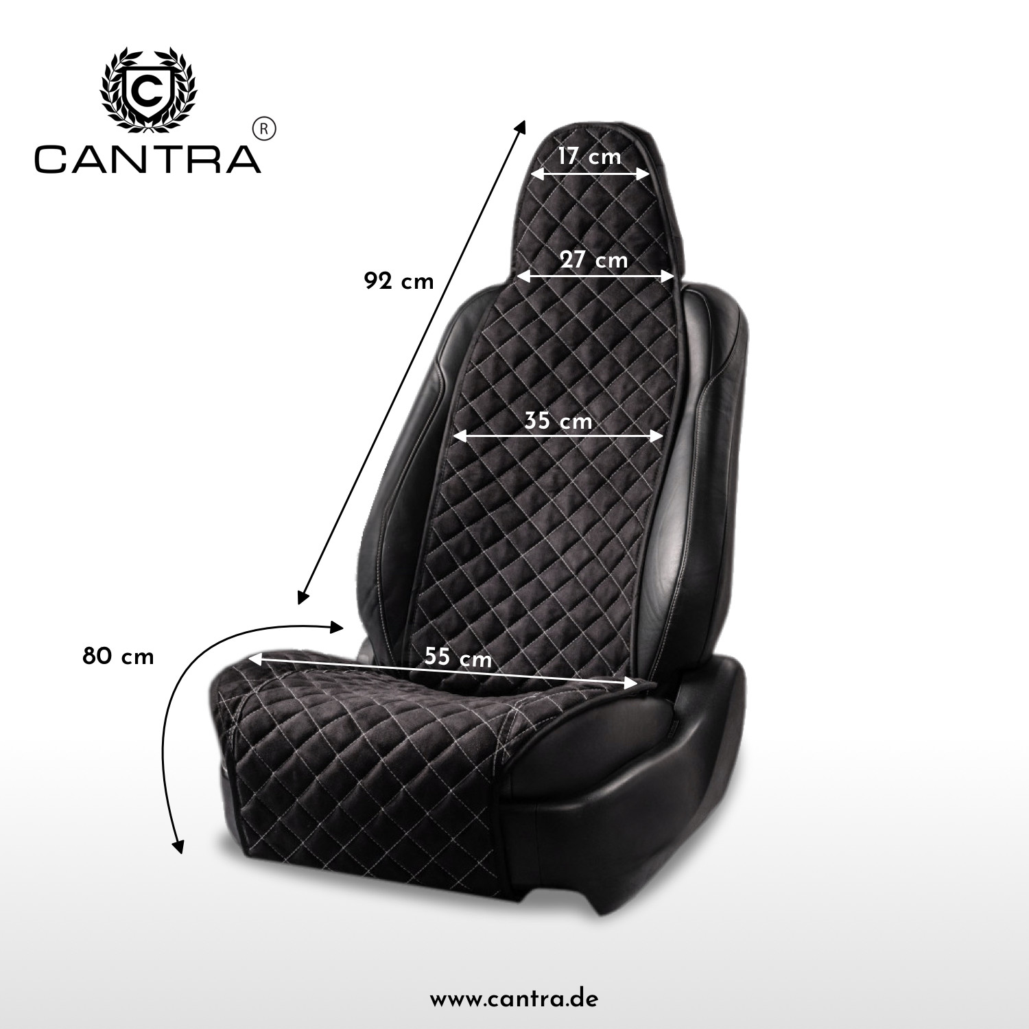 Autositzauflage Rückbank Sport - CANTRA® Premium Autositzauflagen