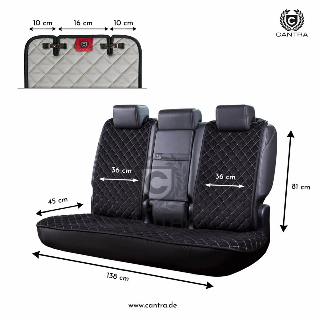 Autositzauflage Sport XL - CANTRA® Premium Autositzauflagen
